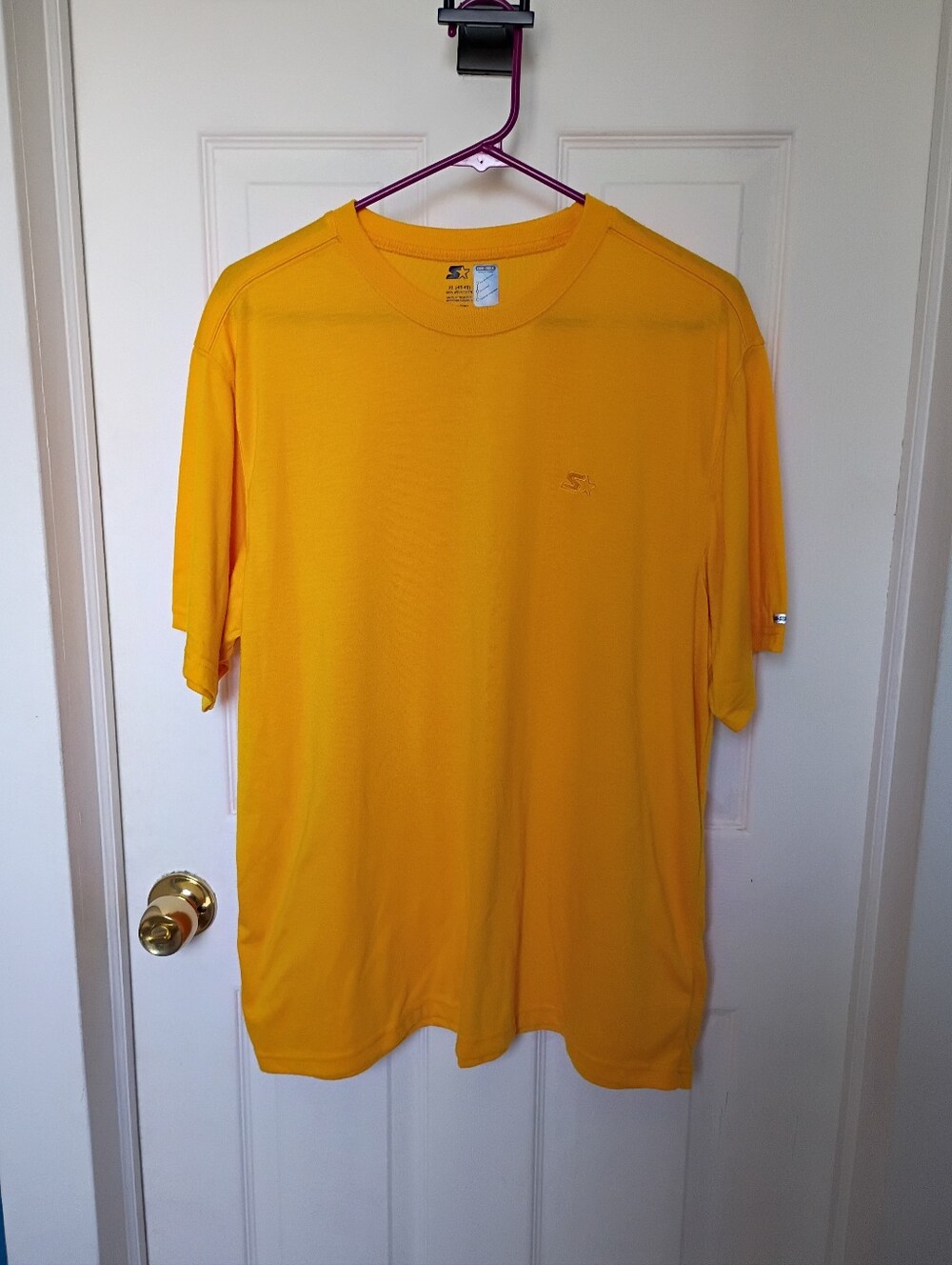 STARTER Bright Yellow Unisex Crewneck Performance Tee